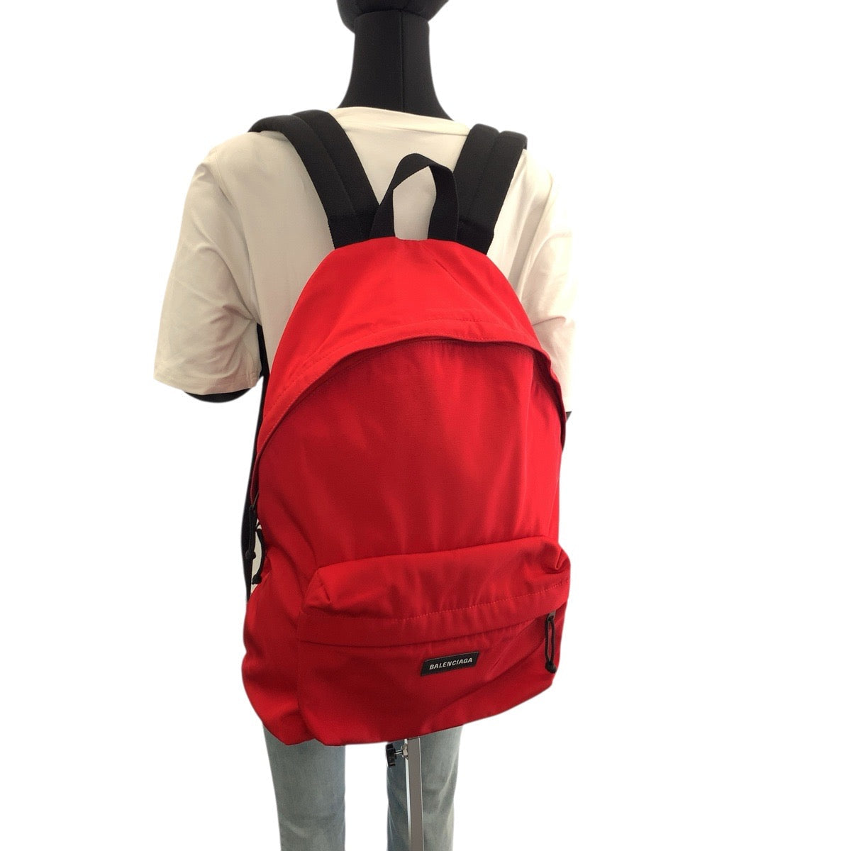 BALENCIAGA Backpack 503221 Nylon Red black Explorer