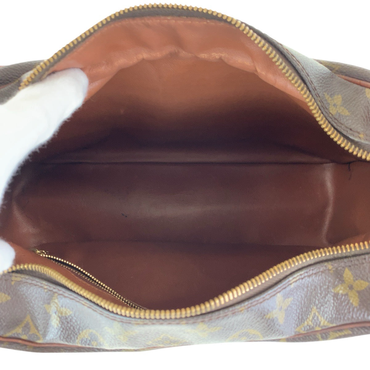 LOUIS VUITTON Shoulder Bag M51260 PVC Brown gold Monogram Boulogne35