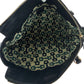 GUCCI Tote Bag 189831 leather Black Silver Abbey