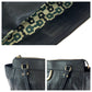 GUCCI Tote Bag 189831 leather Black Silver Abbey