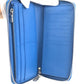 LOUIS VUITTON Long Wallet Purse M58411 leather blue Taurillon Clemence Leather Zippy Wallet Vertical