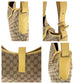GUCCI Shoulder Bag 109190 GG canvas Beige Yellow Gold Metal New Jackie