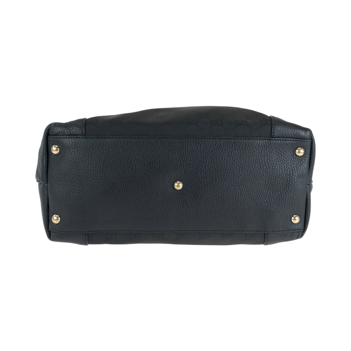 GUCCI Tote Bag 263345 Nylon Black GoldMetal