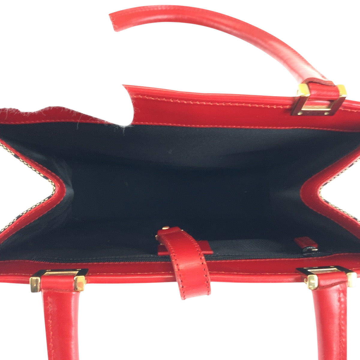 GUCCI Handbag 002 1065 GG canvas Gray Red Gold Metal Jackie