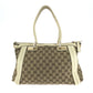 GUCCI Shoulder Bag 282300 GG canvas Beige Ivory Gold Metal Bella