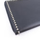 FENDI Clutch bag 8M0370 7MP F0V3X leather black Karl Lagerfeld Studs carlito flat clutch Women Used Authentic