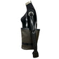 CELINE Shoulder Bag Leather, PVC black Macadam Blason Pattern Women Used Authentic