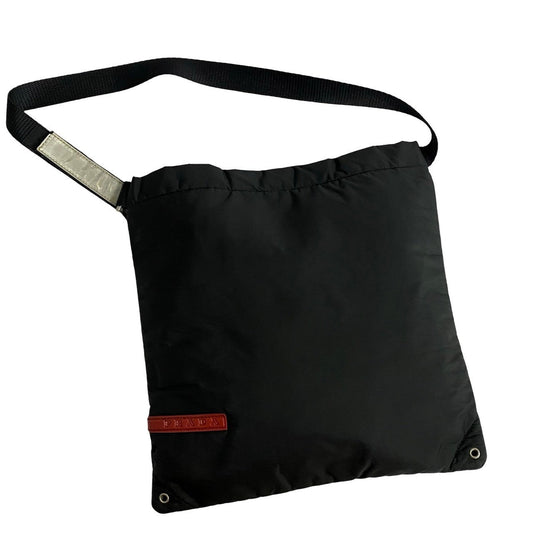 PRADA Shoulder Bag Nylon black PRADA Sports mens(Unisex) Used Authentic