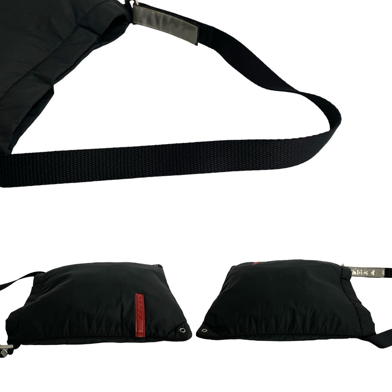 PRADA Shoulder Bag Nylon black PRADA Sports mens(Unisex) Used Authentic