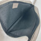 Dior business bag leather gray Pouch logo mens Used Authentic