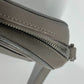 Dior business bag leather gray Pouch logo mens Used Authentic