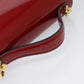 LOUIS VUITTON Vernis Monceau BB Two Way Hand Bag Rose Andian