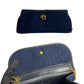 Dior Shoulder Bag Canvas, Leather Navy Trotter Pattern logo Metal Women Used Authentic