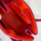 Dior Handbag leather pink open bar small Tote Bag Women Used Authentic