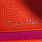 Dior Handbag leather pink open bar small Tote Bag Women Used Authentic