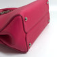 Dior Handbag leather pink open bar small Tote Bag Women Used Authentic