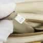 PRADA Hand Bag Vitello Daino Leather White Gold