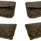 LOUIS VUITTON Shoulder Bag M51257 leather Brown Monogram Musette tango short