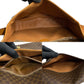 CELINE Shoulder Bag Leather, PVC Brown Macadam Blason Triomphe Pattern logo ring Metal mens(Unisex) Used Authentic