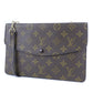 LOUIS VUITTON Shoulder Bag M51815 Monogram canvas Brown vintage Double mule Women Used Authentic