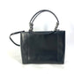 Dior Handbag leather black 2WAY bag Maris Pearl Women Used Authentic