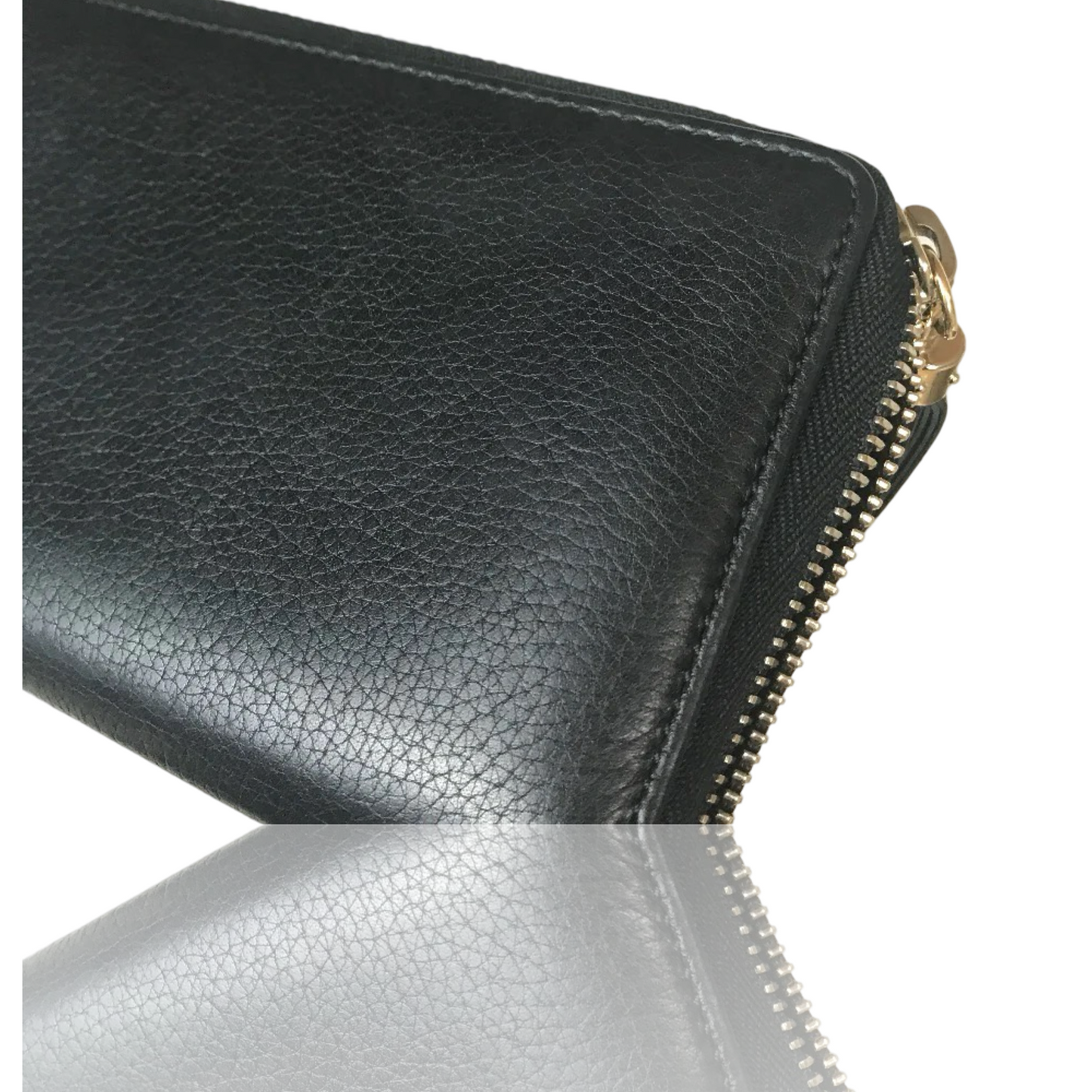 GUCCI SOHO INTERLOCKING ROUND ZIP WALLET