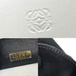 LOEWE Handbag leather white anagram Women Used Authentic