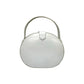 LOEWE Handbag leather white anagram Women Used Authentic
