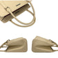 BURBERRY Handbag leather white Nova Check Women Used Authentic
