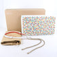 Christian Louboutin Clutch bag 1175134 Calfskin multicolor Studs 2WAYShoulder Rubiposh Women Used Authentic
