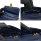 PRADA Shoulder Bag Nylon, Leather Navy logo Metal Women Used Authentic