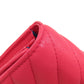 CHANEL Long Wallet Purse Calfskin pink Vstitch Women Used Authentic