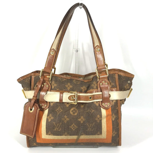 LOUIS VUITTON Shoulder Bag M56386 Coated canvas Brown Monogram tyse Sac Rayure PM unisex(Unisex) Used Authentic
