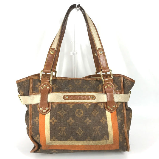 LOUIS VUITTON Shoulder Bag M56386 Coated canvas Brown Monogram tyse Sac Rayure PM unisex(Unisex) Used Authentic