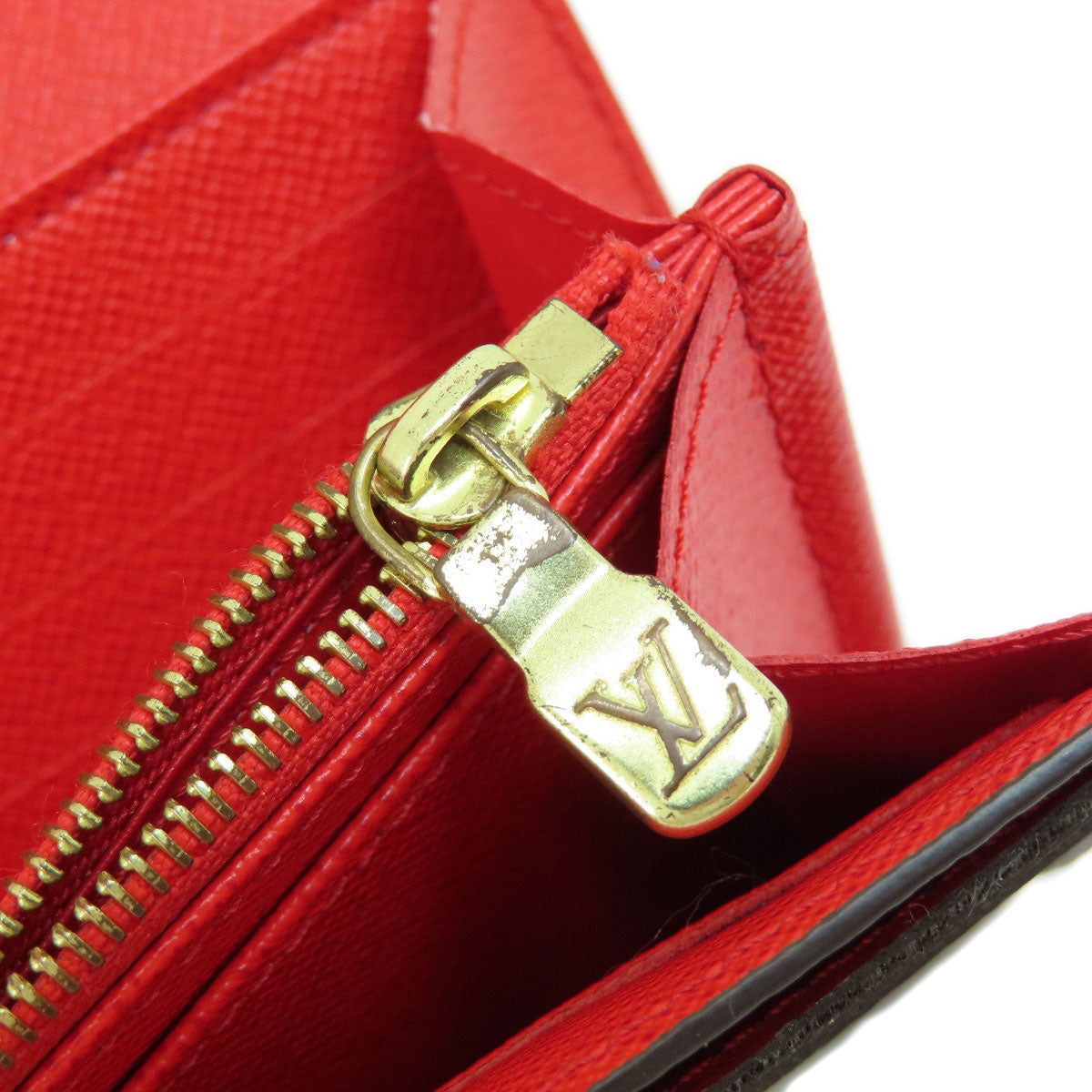 LOUIS VUITTON Long Wallet Purse M62236 Monogram canvas Brown Portefeuille Sarah Monogram Coquelicot Women Used Authentic