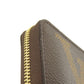 LOUIS VUITTON Coin case M69354 Giant monogram canvas Brown Zippy coin purse Women Used Authentic