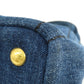 PRADA Handbag B1877B denim Navy Canapa