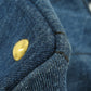 PRADA Handbag B1877B denim Navy Canapa