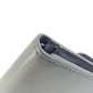 CELINE Bifold Wallet leather gray CMetal Women Used Authentic