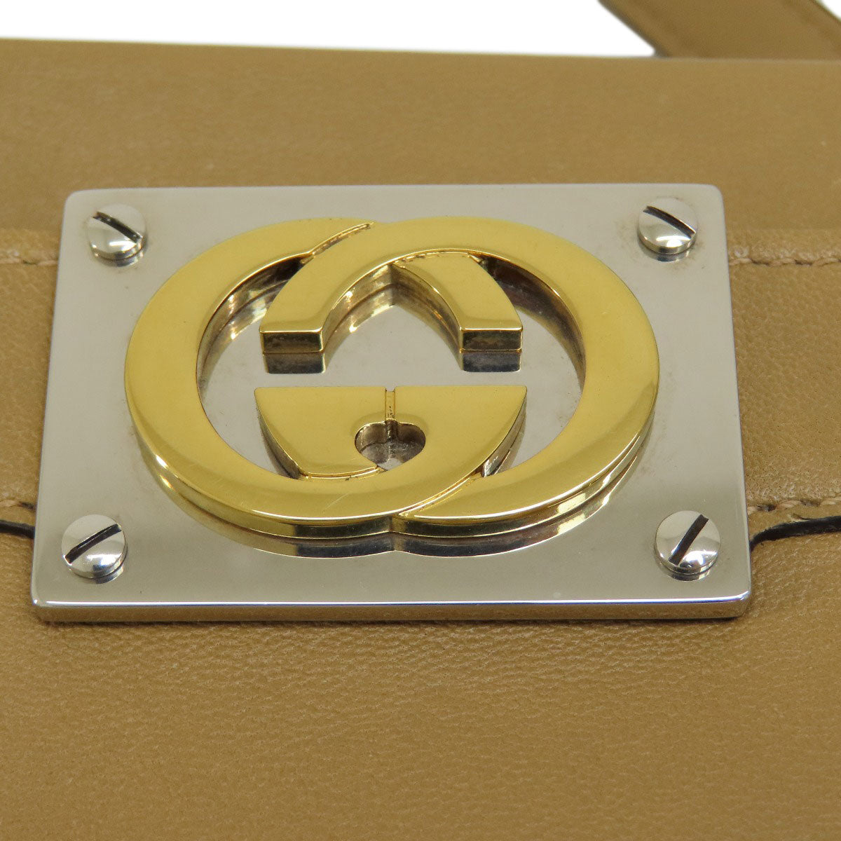 GUCCI Handbag 631663 leather Brown 2WAY