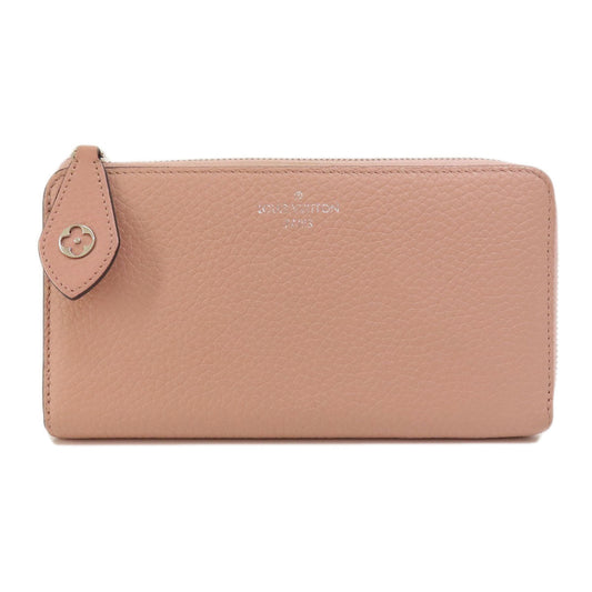LOUIS VUITTON Long Wallet Purse M63103 Taurillon Clemence pink Portefeuille comet Women Used Authentic