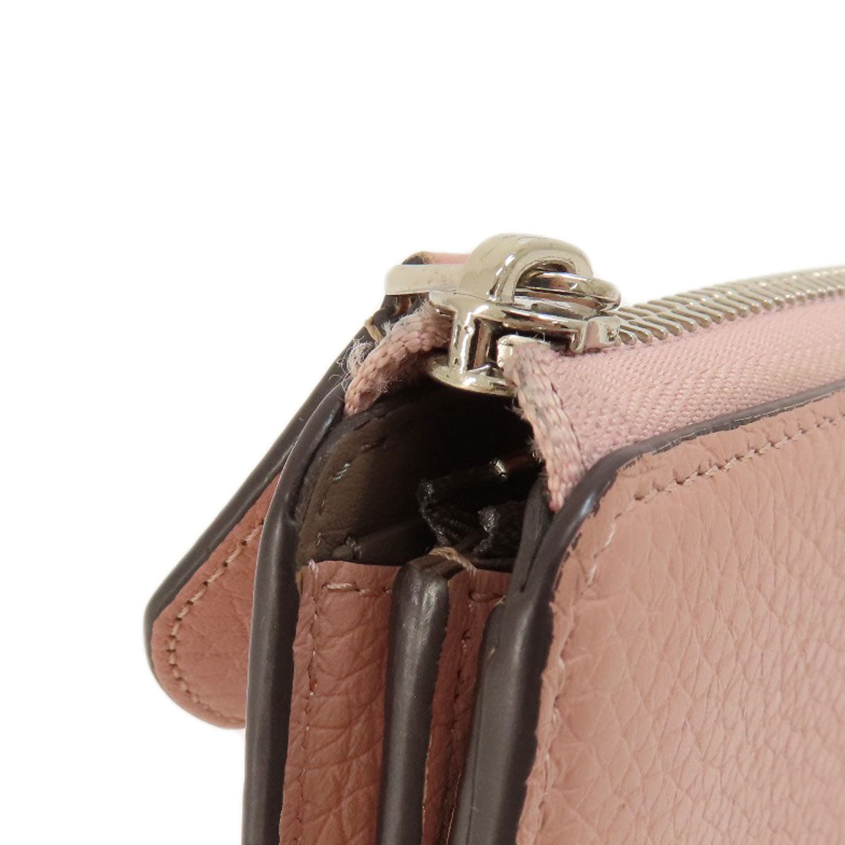 LOUIS VUITTON Long Wallet Purse M63103 Taurillon Clemence pink Portefeuille comet Women Used Authentic