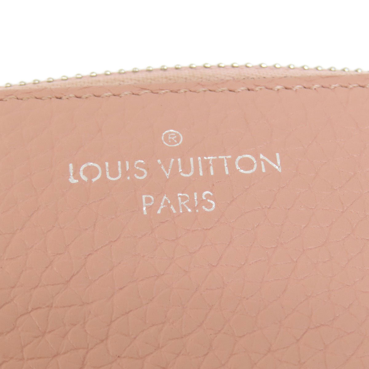 LOUIS VUITTON Long Wallet Purse M63103 Taurillon Clemence pink Portefeuille comet Women Used Authentic