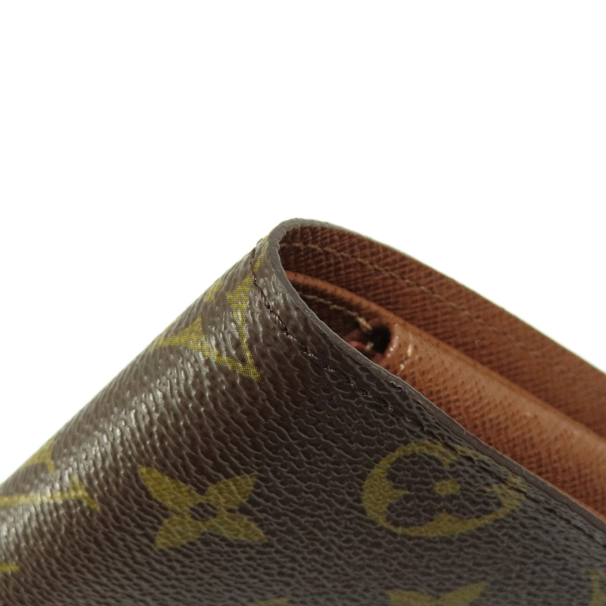 LOUIS VUITTON Bifold Wallet M60026 Monogram canvas Brown Portefeuille Florin Monogram Women Used Authentic