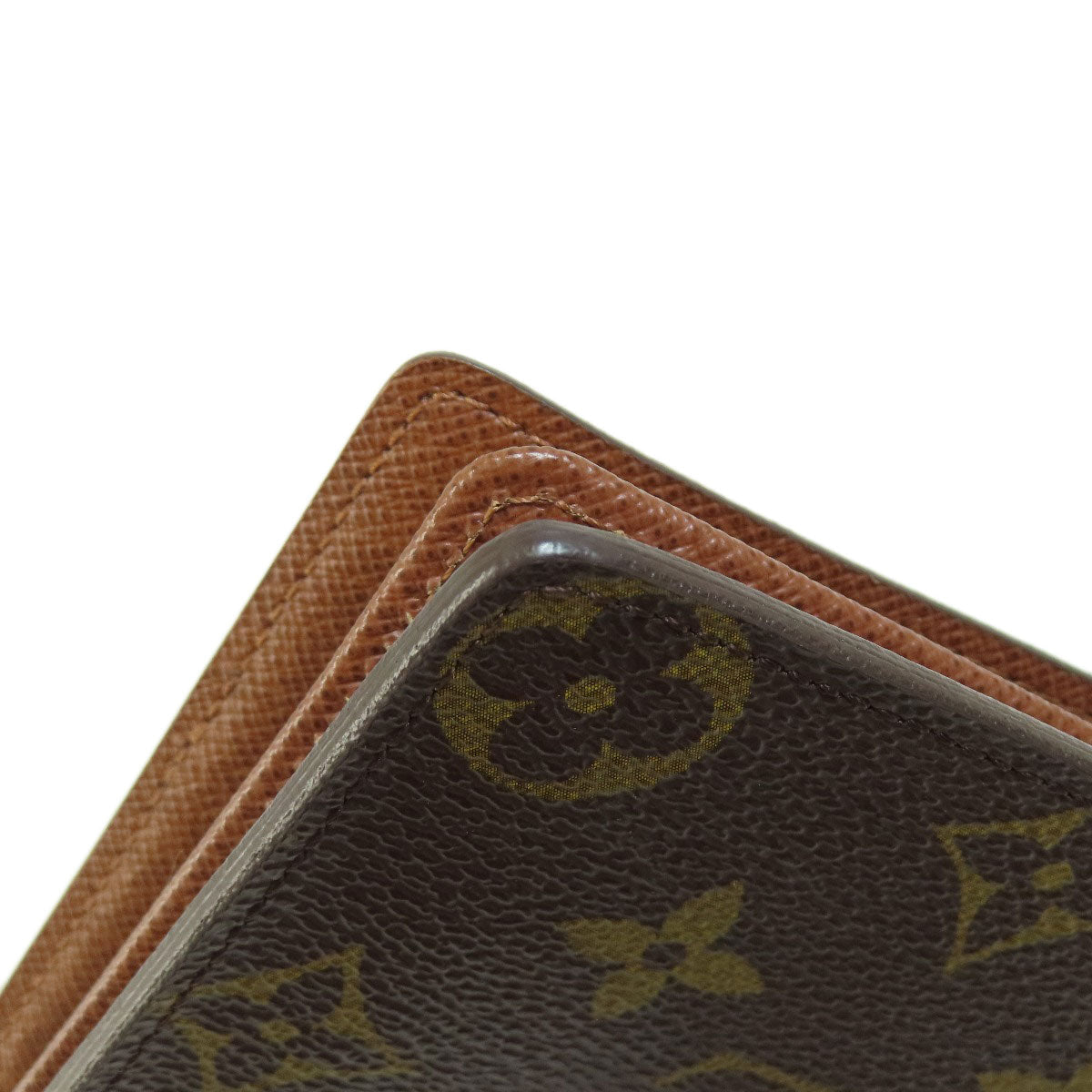 LOUIS VUITTON Bifold Wallet M60026 Monogram canvas Brown Portefeuille Florin Monogram Women Used Authentic