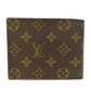 LOUIS VUITTON Bifold Wallet M60026 Monogram canvas Brown Portefeuille Florin Monogram Women Used Authentic