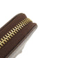 LOUIS VUITTON Long Wallet Purse M60017 Monogram canvas Brown Zippy Wallet Old Monogram Women Used Authentic