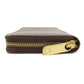 LOUIS VUITTON Long Wallet Purse M60017 Monogram canvas Brown Zippy Wallet Old Monogram Women Used Authentic
