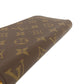 LOUIS VUITTON Long Wallet Purse M41616 Monogram canvas Brown Zippy Wallet Monog Lamb Women Used Authentic