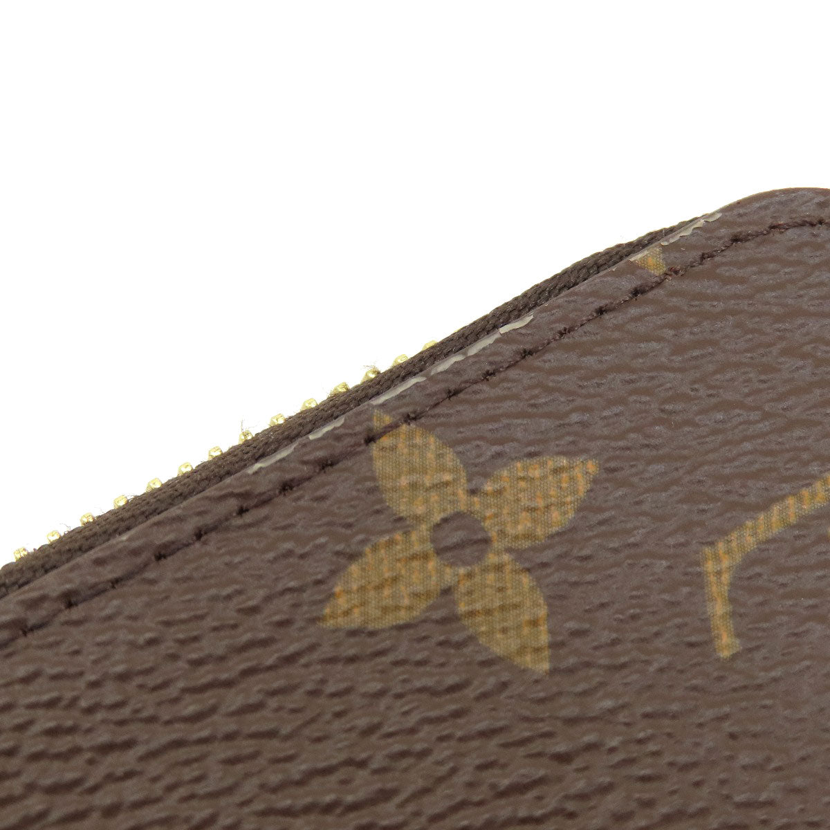 LOUIS VUITTON Long Wallet Purse M41616 Monogram canvas Brown Zippy Wallet Monog Lamb Women Used Authentic